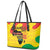 Hands Off Traore Burkina Faso Africa Leather Tote Bag