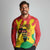 Hands Off Traore Burkina Faso Africa Long Sleeve Polo Shirt