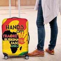 Hands Off Traore Burkina Faso Africa Luggage Cover