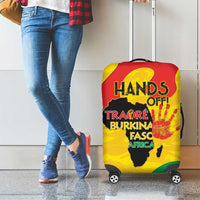 Hands Off Traore Burkina Faso Africa Luggage Cover