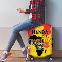 Hands Off Traore Burkina Faso Africa Luggage Cover