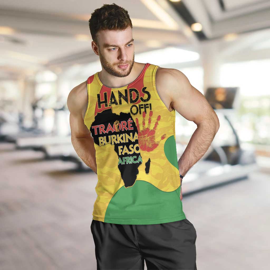 Hands Off Traore Burkina Faso Africa Men Tank Top