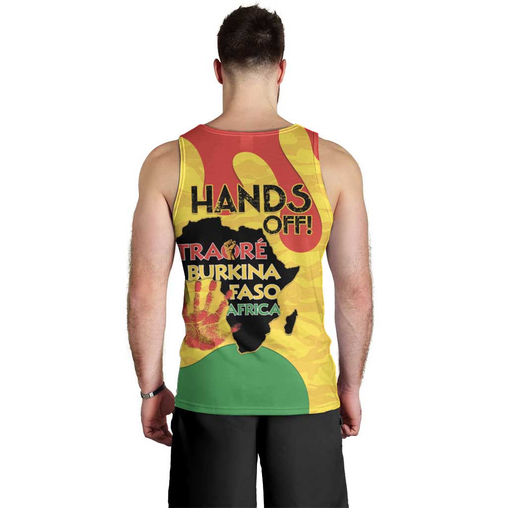 Hands Off Traore Burkina Faso Africa Men Tank Top