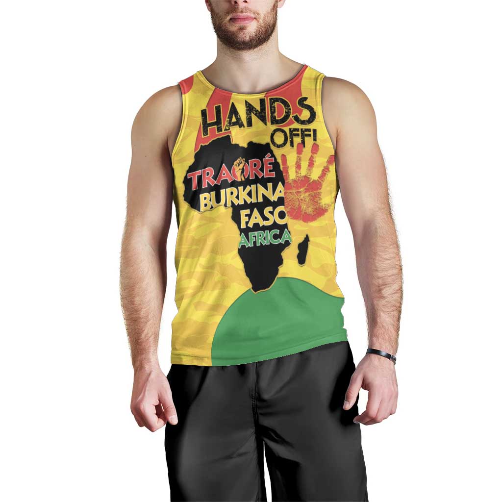 Hands Off Traore Burkina Faso Africa Men Tank Top