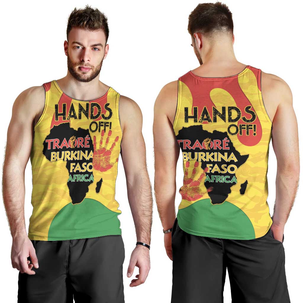 Hands Off Traore Burkina Faso Africa Men Tank Top