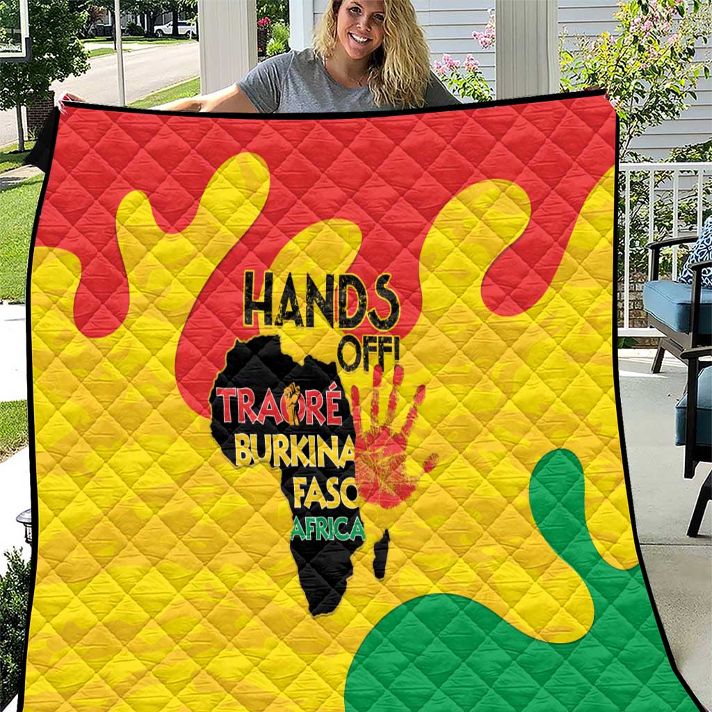 Hands Off Traore Burkina Faso Africa Quilt