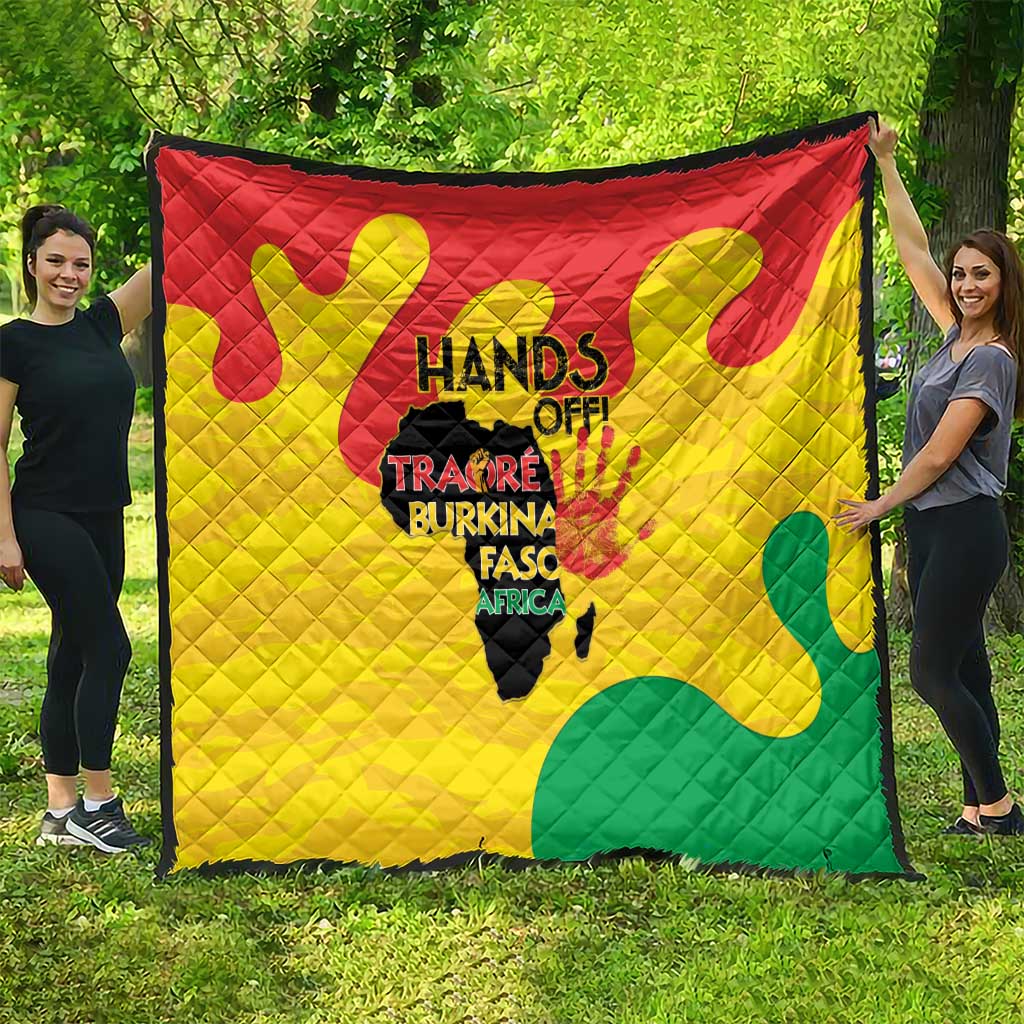 Hands Off Traore Burkina Faso Africa Quilt