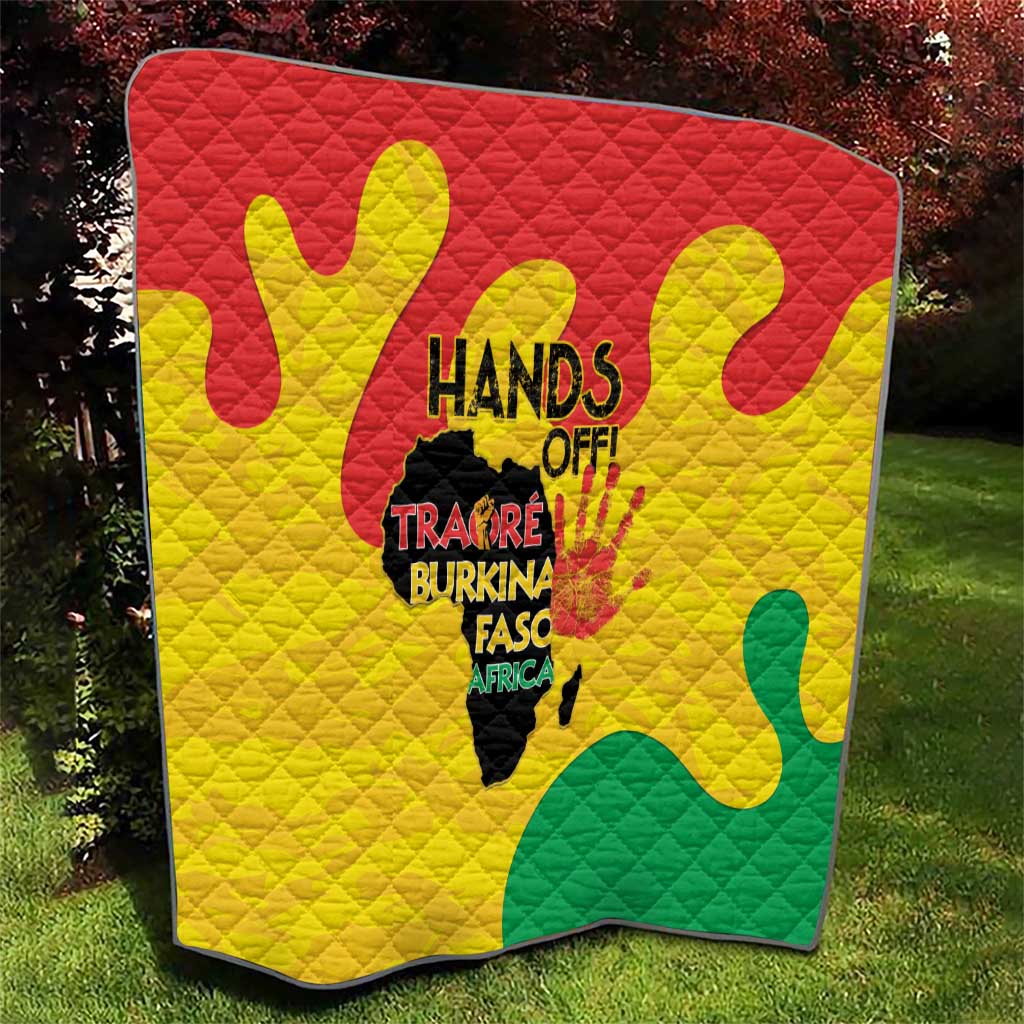 Hands Off Traore Burkina Faso Africa Quilt