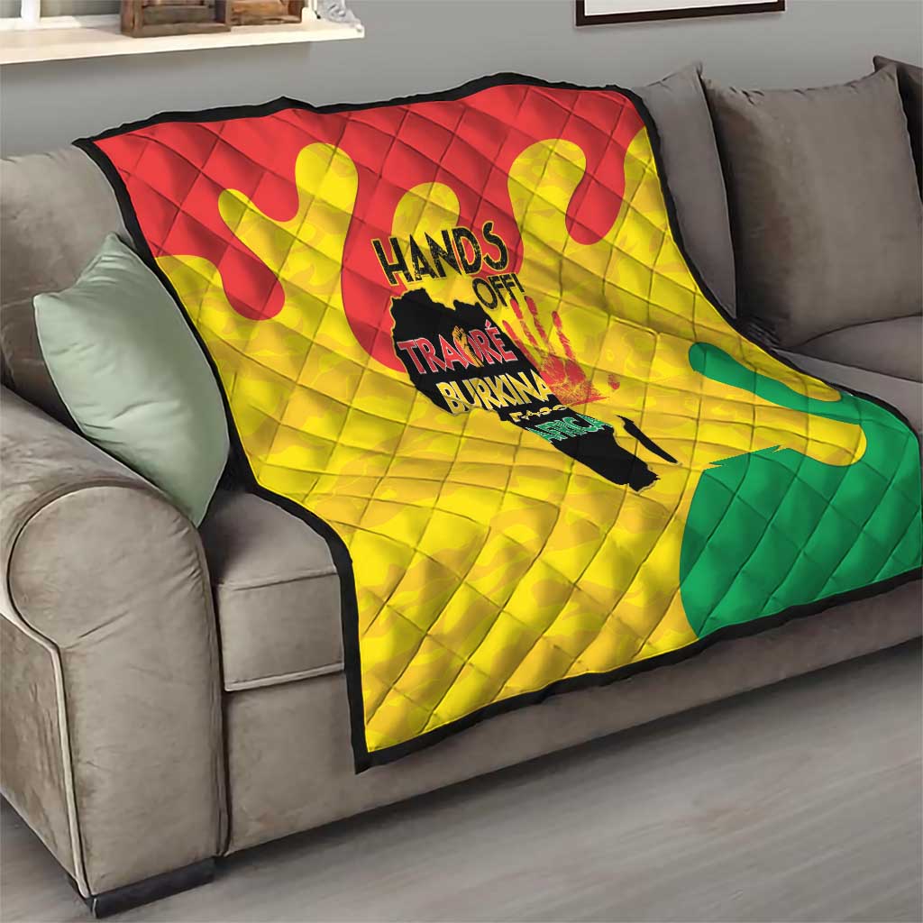 Hands Off Traore Burkina Faso Africa Quilt