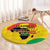 Hands Off Traore Burkina Faso Africa Round Carpet