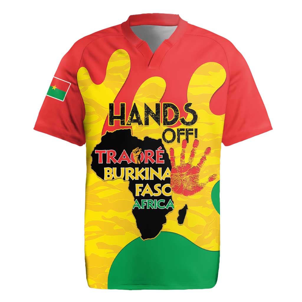 Hands Off Traore Burkina Faso Africa Rugby Jersey