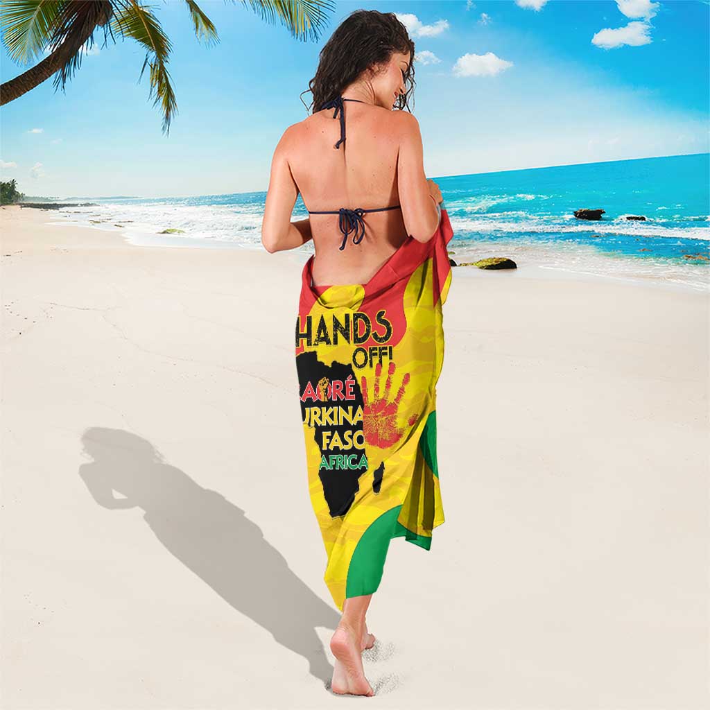 Hands Off Traore Burkina Faso Africa Sarong