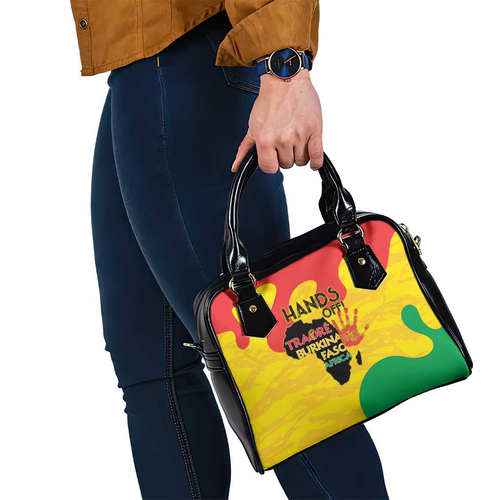 Hands Off Traore Burkina Faso Africa Shoulder Handbag
