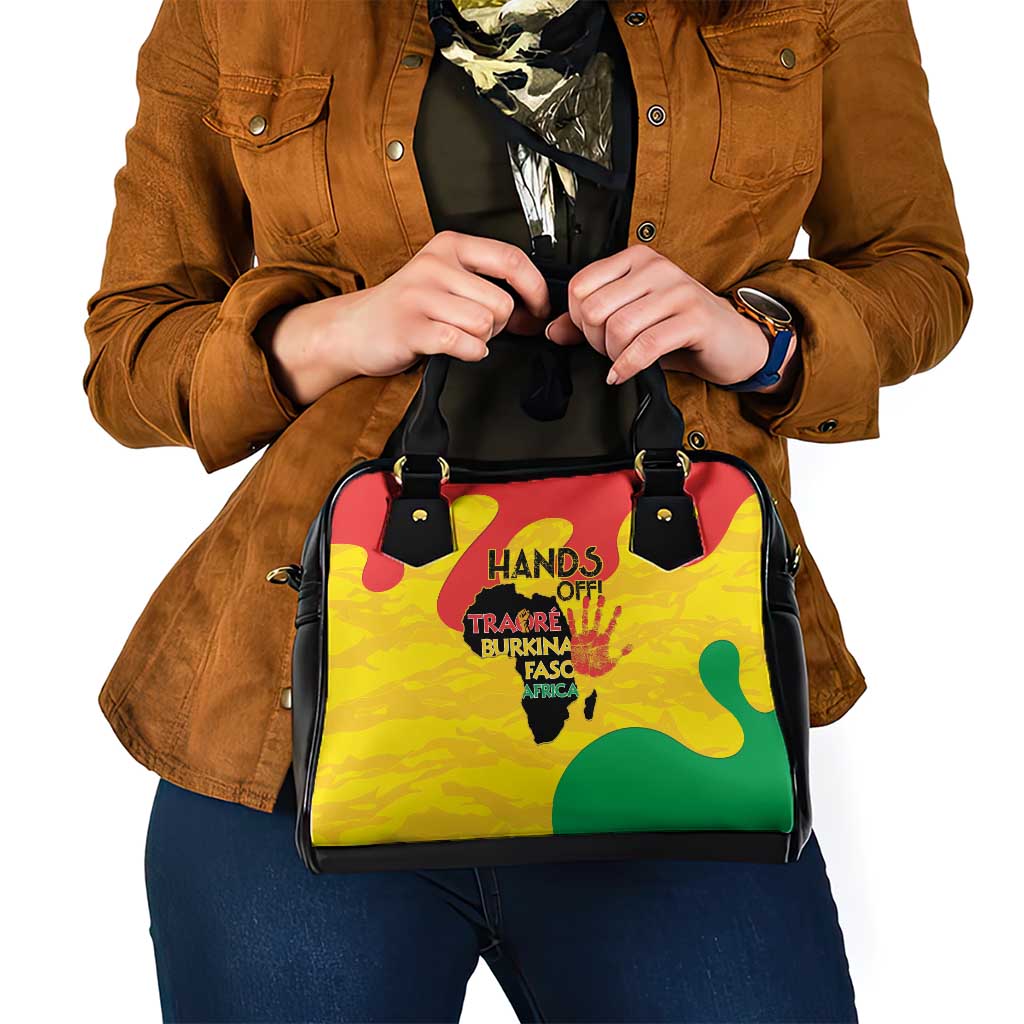 Hands Off Traore Burkina Faso Africa Shoulder Handbag