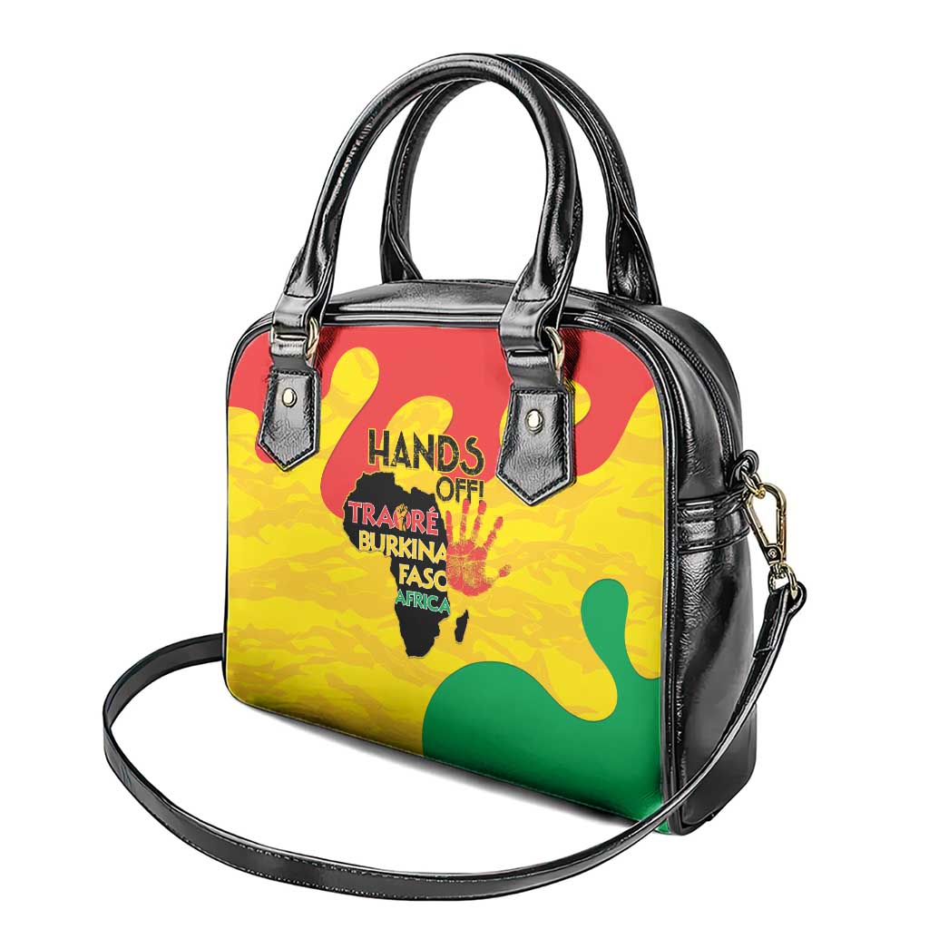 Hands Off Traore Burkina Faso Africa Shoulder Handbag