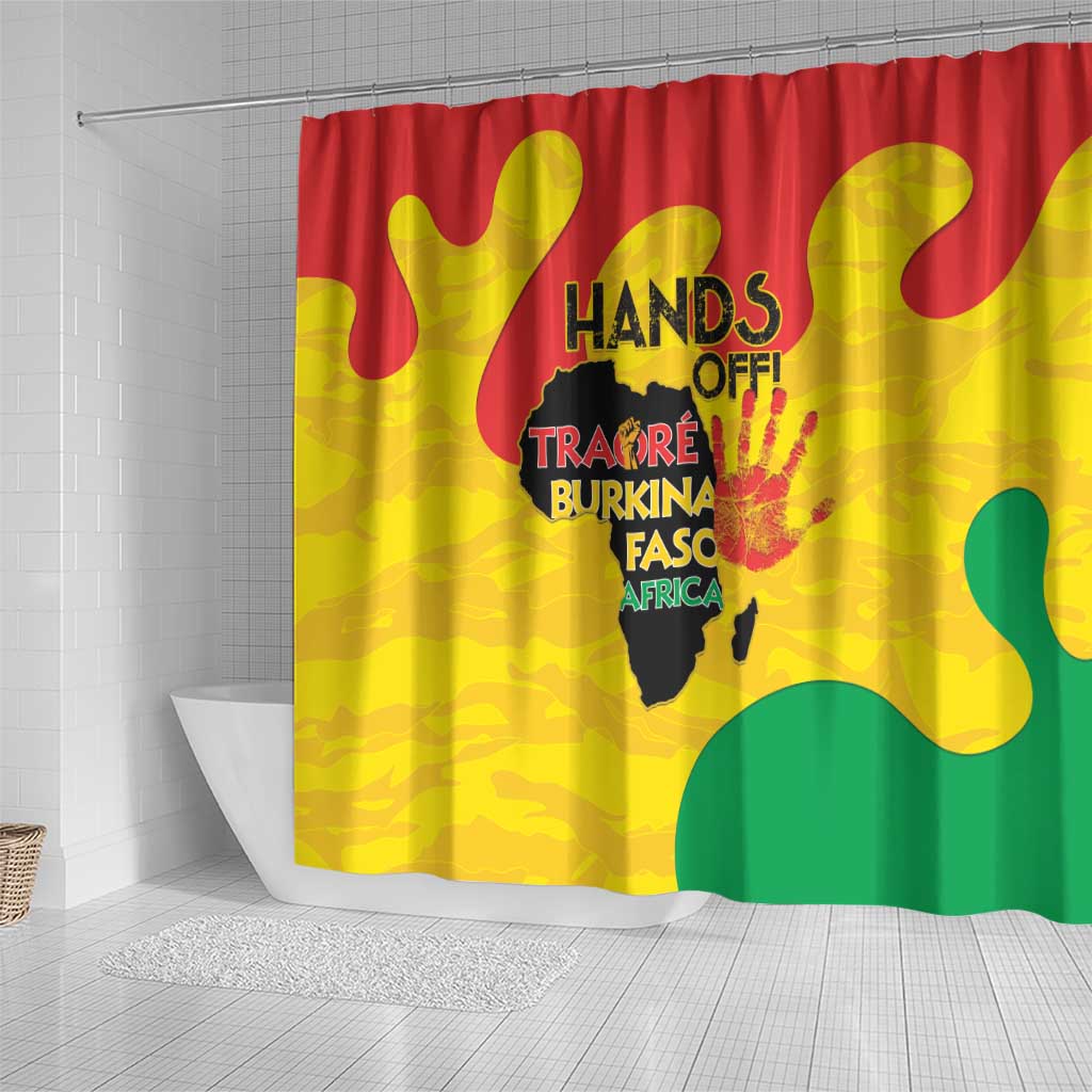Hands Off Traore Burkina Faso Africa Shower Curtain