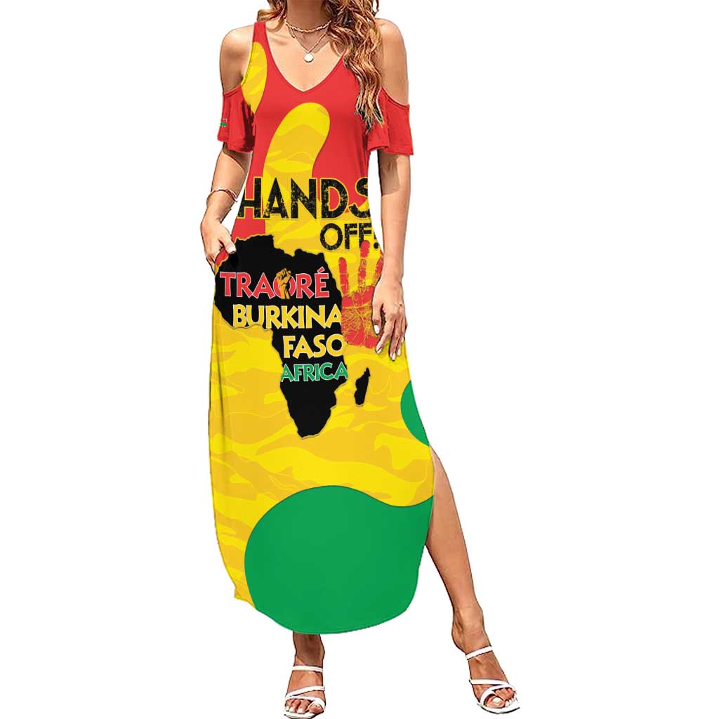 Hands Off Traore Burkina Faso Africa Summer Maxi Dress