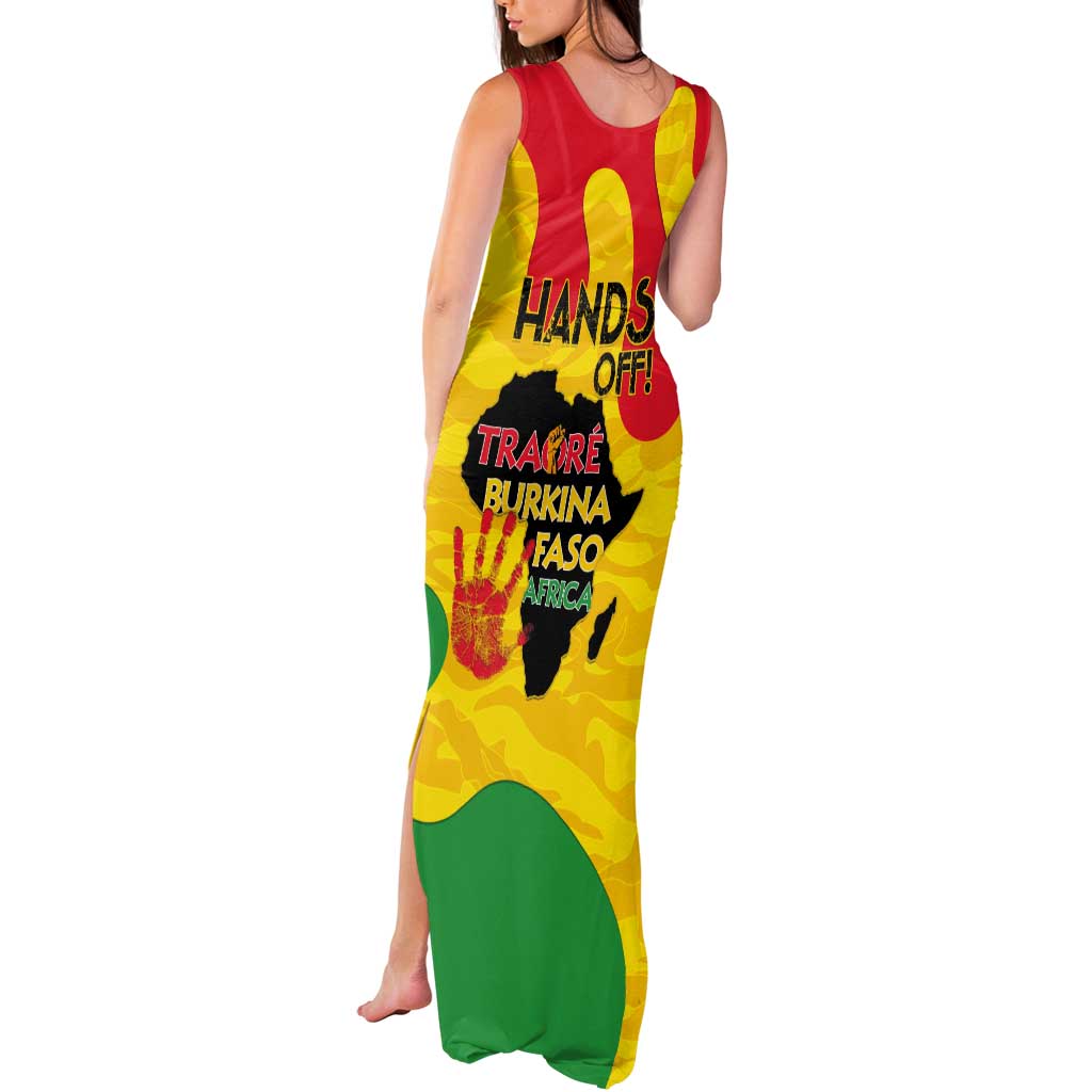 Hands Off Traore Burkina Faso Africa Tank Maxi Dress