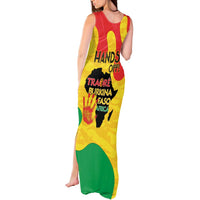 Hands Off Traore Burkina Faso Africa Tank Maxi Dress