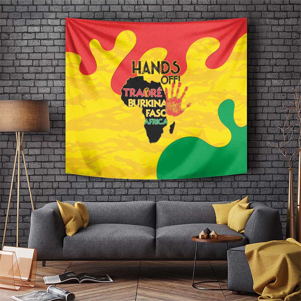 Hands Off Traore Burkina Faso Africa Tapestry