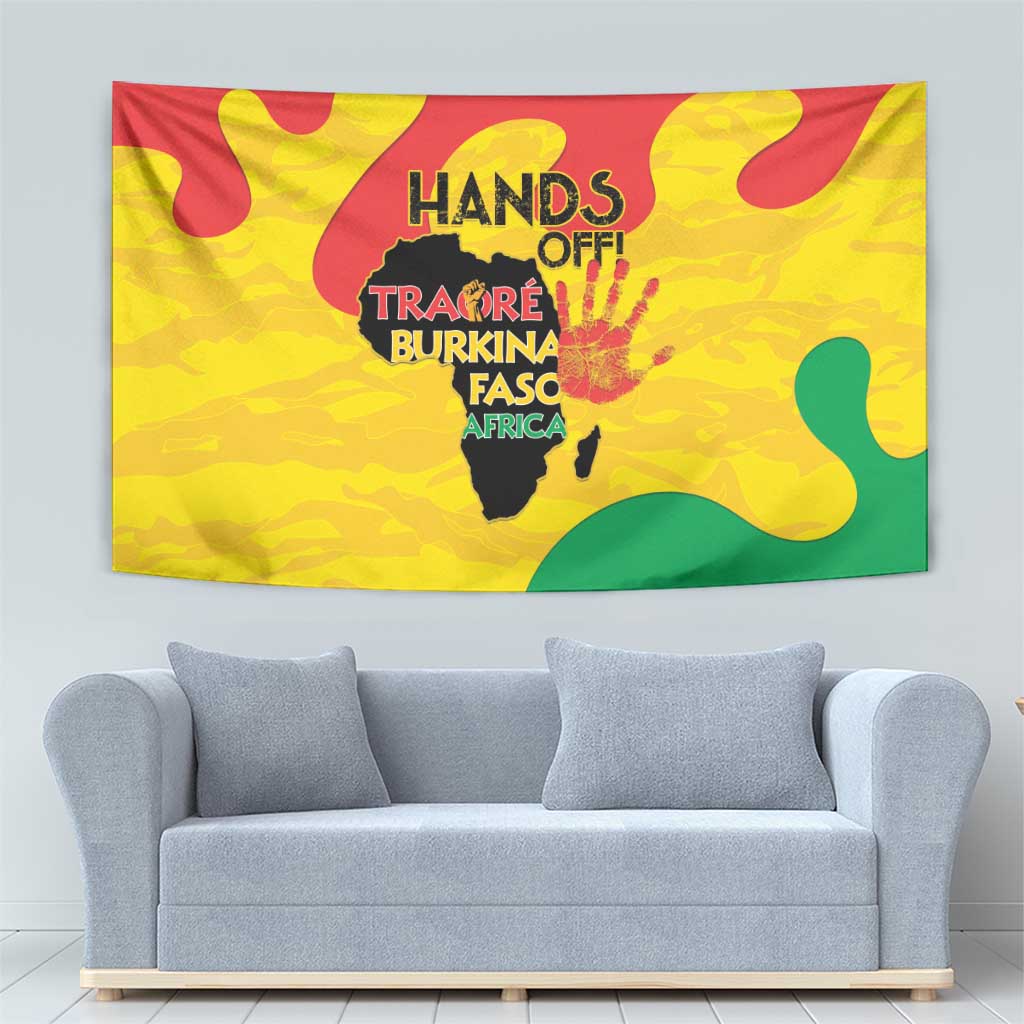 Hands Off Traore Burkina Faso Africa Tapestry