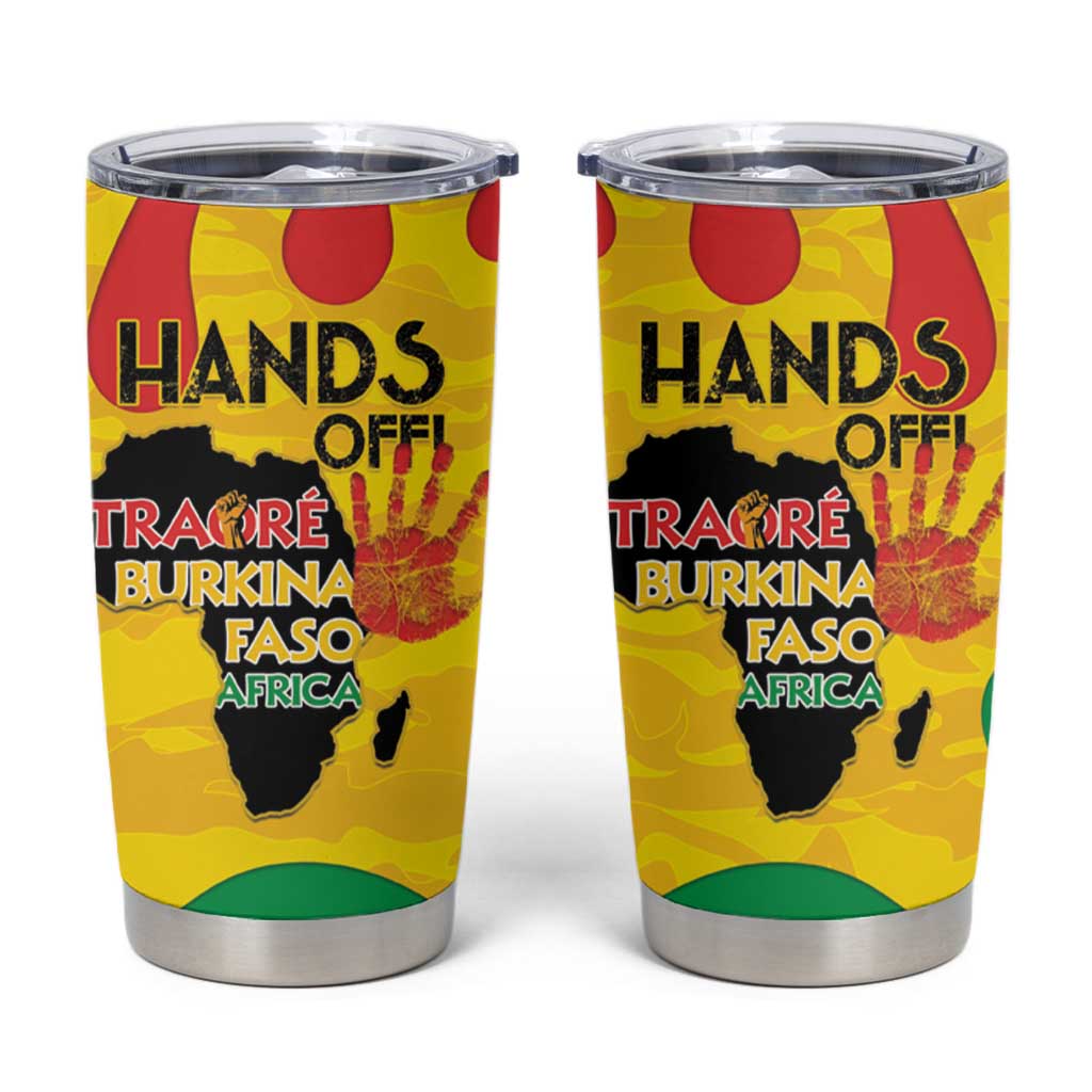 Hands Off Traore Burkina Faso Africa Tumbler Cup