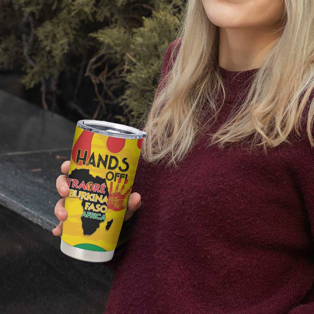 Hands Off Traore Burkina Faso Africa Tumbler Cup