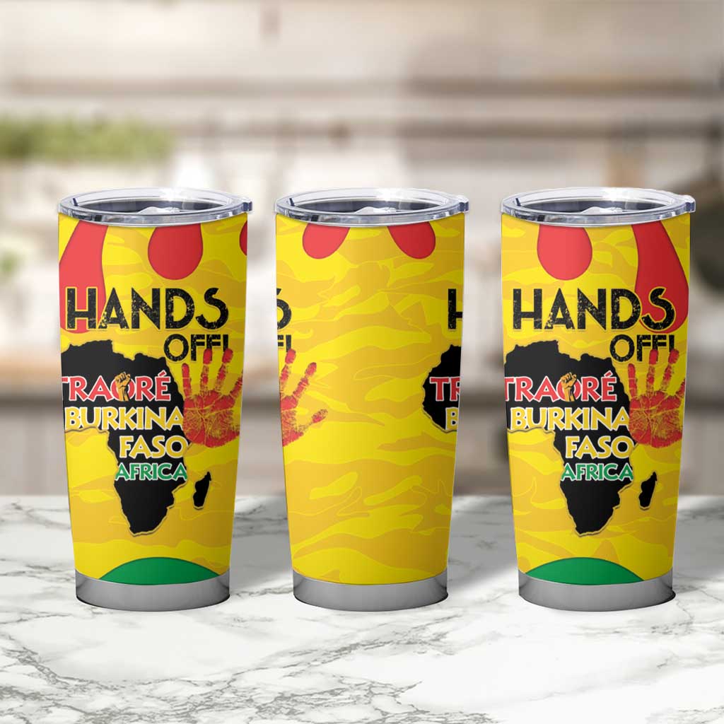 Hands Off Traore Burkina Faso Africa Tumbler Cup