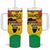 Hands Off Traore Burkina Faso Africa Tumbler With Handle