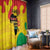 Hands Off Traore Burkina Faso Africa Window Curtain