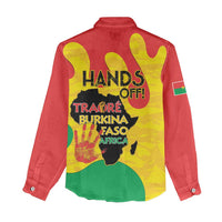 Hands Off Traore Burkina Faso Africa Women Casual Shirt