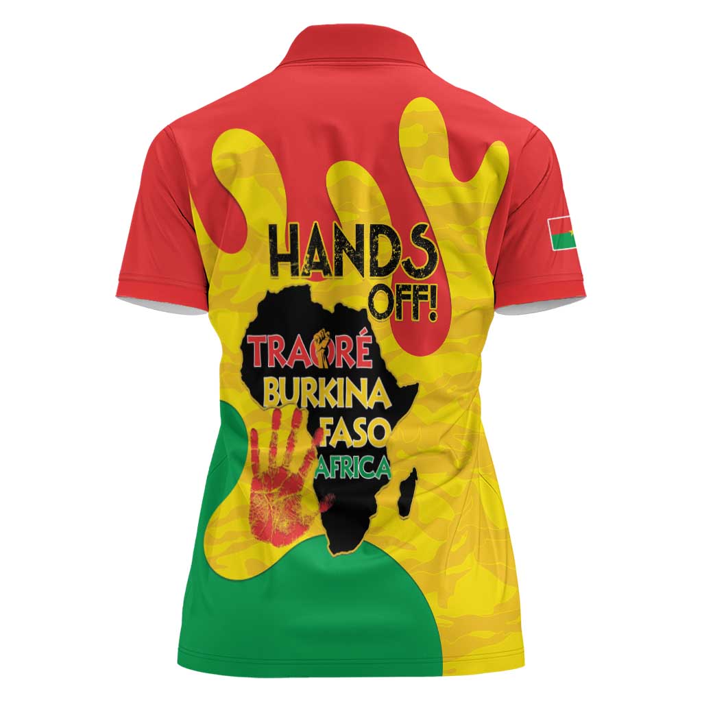 Hands Off Traore Burkina Faso Africa Women Polo Shirt