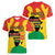 Hands Off Traore Burkina Faso Africa Women V-Neck T-Shirt