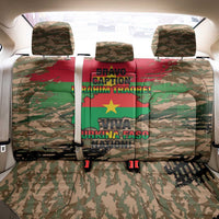 Burkina Faso Military Back Car Seat Cover Bravo Caption Traore! Viva Burkina Faso Nation!
