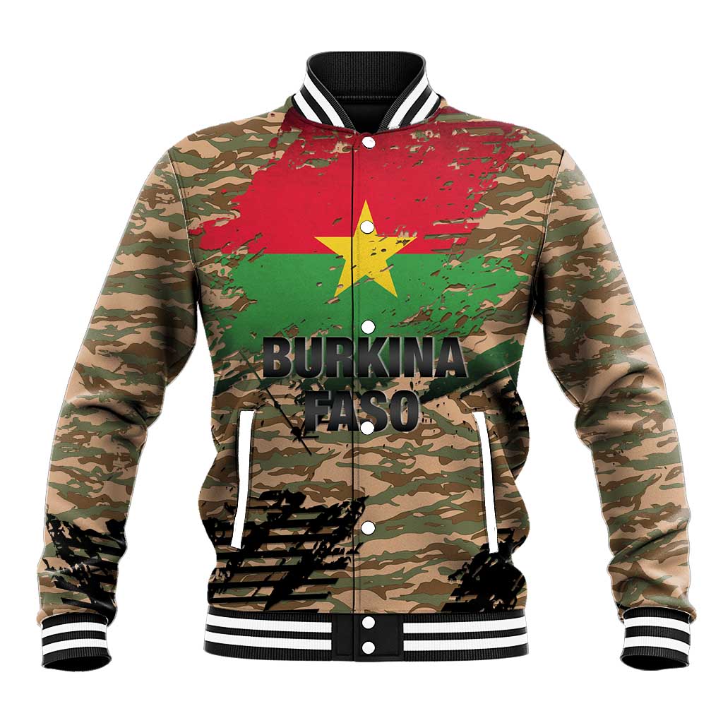 Burkina Faso Military Baseball Jacket Bravo Caption Traore! Viva Burkina Faso Nation!