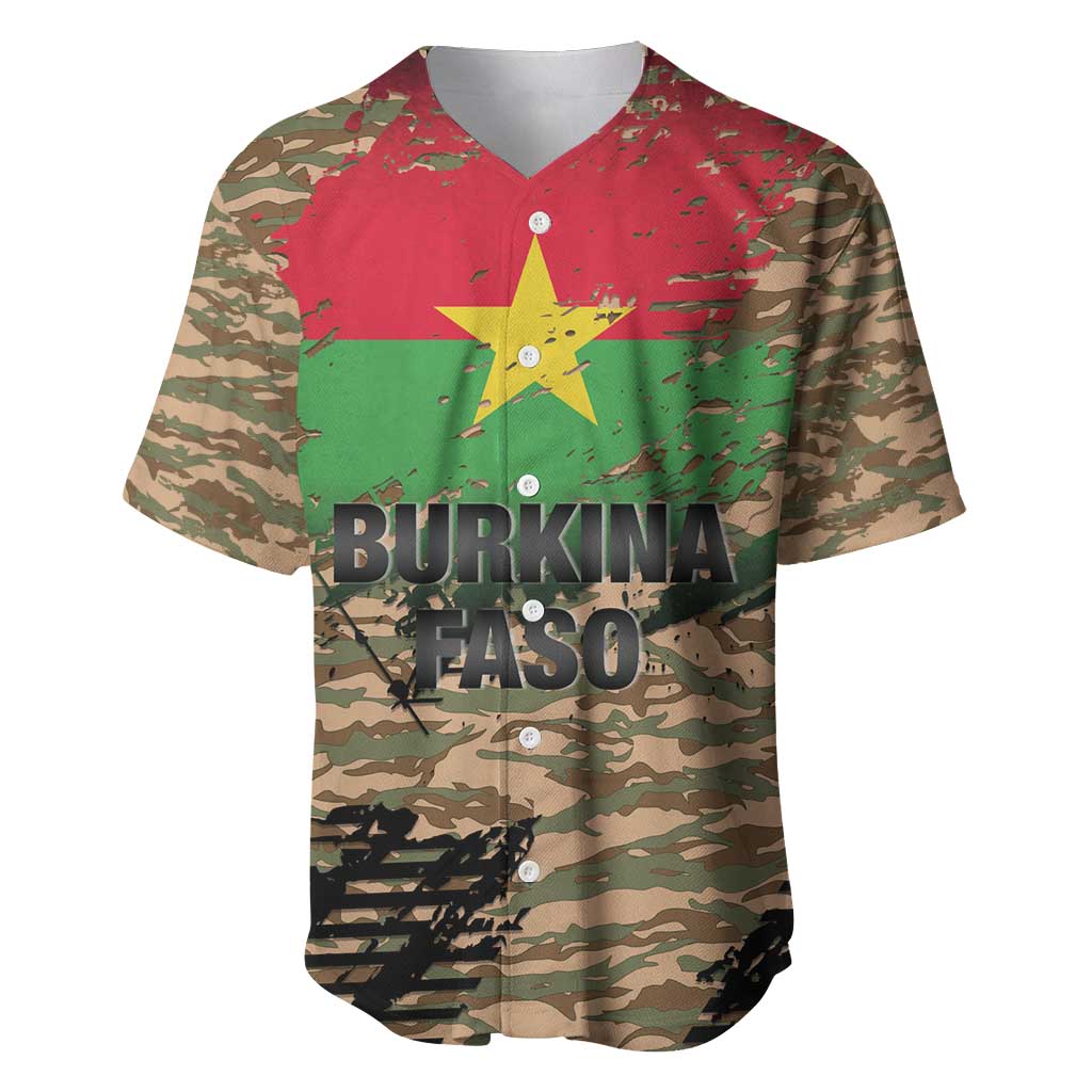 Burkina Faso Military Baseball Jersey Bravo Caption Traore! Viva Burkina Faso Nation!
