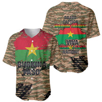 Burkina Faso Military Baseball Jersey Bravo Caption Traore! Viva Burkina Faso Nation!