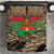 Burkina Faso Military Bedding Set Bravo Caption Traore! Viva Burkina Faso Nation!