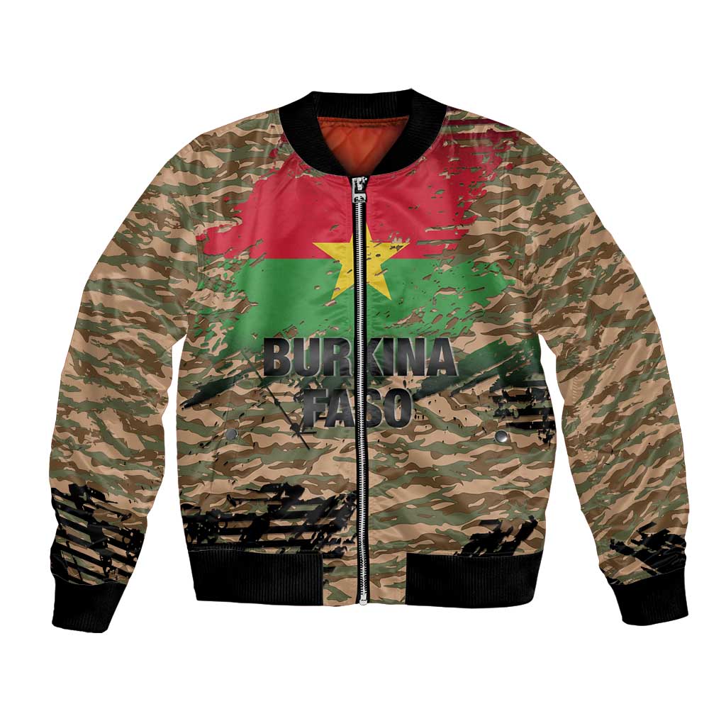 Burkina Faso Military Bomber Jacket Bravo Caption Traore! Viva Burkina Faso Nation!