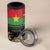 Burkina Faso Military 4 in 1 Can Cooler Tumbler Bravo Caption Traore! Viva Burkina Faso Nation!