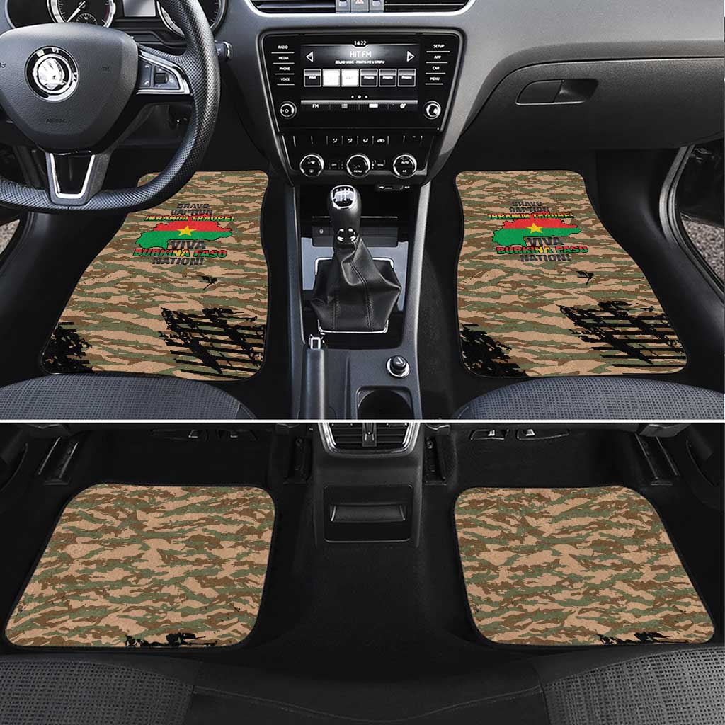 Burkina Faso Military Car Mats Bravo Caption Traore! Viva Burkina Faso Nation!