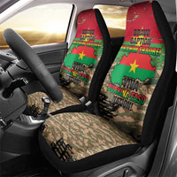 Burkina Faso Military Car Seat Cover Bravo Caption Traore! Viva Burkina Faso Nation!