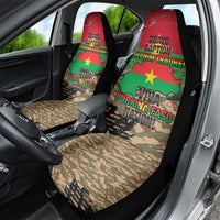 Burkina Faso Military Car Seat Cover Bravo Caption Traore! Viva Burkina Faso Nation!