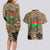 Burkina Faso Military Couples Matching Long Sleeve Bodycon Dress and Hawaiian Shirt Bravo Caption Traore! Viva Burkina Faso Nation!