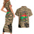 Burkina Faso Military Couples Matching Short Sleeve Bodycon Dress and Hawaiian Shirt Bravo Caption Traore! Viva Burkina Faso Nation!
