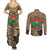 Burkina Faso Military Couples Matching Summer Maxi Dress and Long Sleeve Button Shirt Bravo Caption Traore! Viva Burkina Faso Nation!