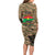 Burkina Faso Military Family Matching Long Sleeve Bodycon Dress and Hawaiian Shirt Bravo Caption Traore! Viva Burkina Faso Nation!