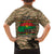 Burkina Faso Military Family Matching Off The Shoulder Long Sleeve Dress and Hawaiian Shirt Bravo Caption Traore! Viva Burkina Faso Nation!