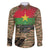 Burkina Faso Military Family Matching Off The Shoulder Long Sleeve Dress and Hawaiian Shirt Bravo Caption Traore! Viva Burkina Faso Nation!