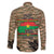 Burkina Faso Military Family Matching Off The Shoulder Long Sleeve Dress and Hawaiian Shirt Bravo Caption Traore! Viva Burkina Faso Nation!